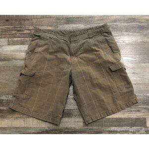 The North Face Mens Size 38 Brown Checked Cargo Outdoor Hiking Shorts